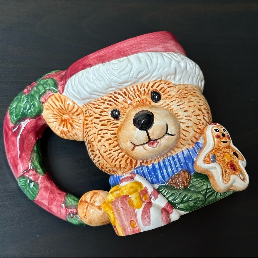 Teddy bear Christmas mug
